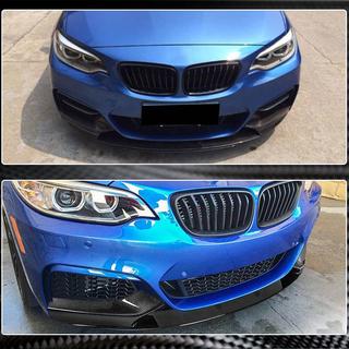 Priekšējā bampera lūpa V3 (F22/23 M-Sport, oglekļa šķiedra) BMW 2. sērija F22/F23 2014–2021 foto 2