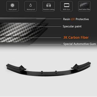 Priekšējā bampera lūpa V3 (F22/23 M-Sport, oglekļa šķiedra) BMW 2. sērija F22/F23 2014–2021 foto 4