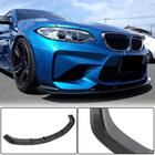 BMW 2. sērija F22/F23 2014–2021 Priekšējā bufera lūpa Lip V6 (F87 M2, oglekļa šķiedra) foto 1