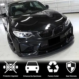 Priekšējā bufera lūpa Lip V6 (F87 M2, oglekļa šķiedra) foto 2