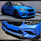 BMW 2. sērija F22/F23 2014–2021 Priekšējā bampera lūpa Lip V3 (F87 M2 Competition, oglekļa šķiedra) foto 6