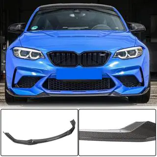 Priekšējā bampera lūpa Lip V3 (F87 M2 Competition, oglekļa šķiedra) foto 2