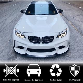 Priekšējā bampera lūpa Lip V4 (F87 M2 Competition, oglekļa šķiedra) BMW 2. sērija F22/F23 2014–2021 foto 3
