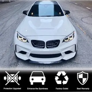 Priekšējā bampera lūpa Lip V4 (F87 M2 Competition, oglekļa šķiedra) foto 3