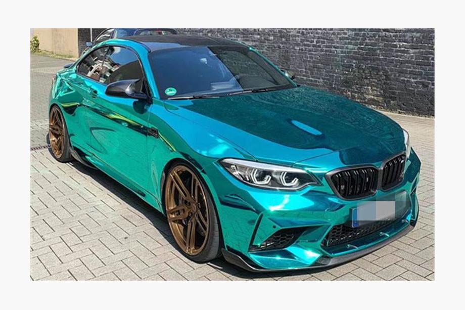 BMW 2. sērija F22/F23 2014–2021 Priekšējā bampera lūpa Lip V2 (F87 M2 Competition, oglekļa šķiedra) Foto 6
