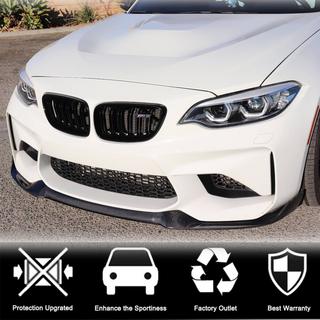 Priekšējā bufera lūpa Lip V4 (F87 M2, oglekļa šķiedra) BMW 2. sērija F22/F23 2014–2021 foto 2