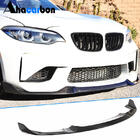 BMW 2. sērija F22/F23 2014–2021 Priekšējā bampera lūpa Lip V9 (F87, oglekļa šķiedra) foto 1