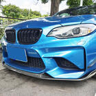 BMW 2. sērija F22/F23 2014–2021 Priekšējā bampera lūpa Lip V9 (F87, oglekļa šķiedra) foto 2