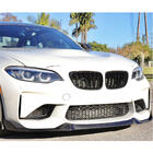 BMW 2. sērija F22/F23 2014–2021 Priekšējā bampera lūpa Lip V9 (F87, oglekļa šķiedra) foto 4