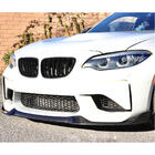 BMW 2. sērija F22/F23 2014–2021 Priekšējā bampera lūpa Lip V9 (F87, oglekļa šķiedra) foto 6
