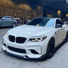 BMW 2. sērija F22/F23 2014–2021 Priekšējā bampera lūpa Lip V9 (F87, oglekļa šķiedra) foto 8