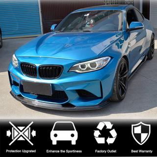 Priekšējā bampera lūpas spoileris Lip V1 (F87 M2, karbons) BMW 2. sērija F22/F23 2014–2021 foto 2