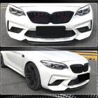 BMW 2. sērija F22/F23 2014–2021 Priekšējā bampera lūpa Lip V7 (F87 M2/M2C, oglekļa šķiedra) foto 5