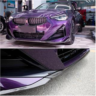 Priekšējā bampera lūpas uzlika Lip (M-Sport, oglekļa šķiedra) BMW 2. sērija G42 2021– foto 2