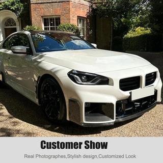 Priekšējā bufera lūpas spoilers Lip V1 (G87, oglekļa šķiedra) BMW 2. sērija G42 2021– foto 3