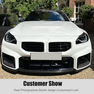 Priekšējā bufera lūpas spoilers Lip V1 (G87, oglekļa šķiedra) BMW 2. sērija G42 2021– foto 4