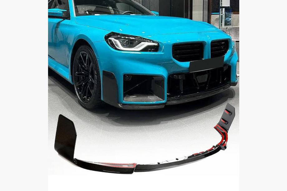 BMW 2. sērija G42 2021– Priekšējā bufera lūpas spoilers Lip V1 (G87, oglekļa šķiedra) Image