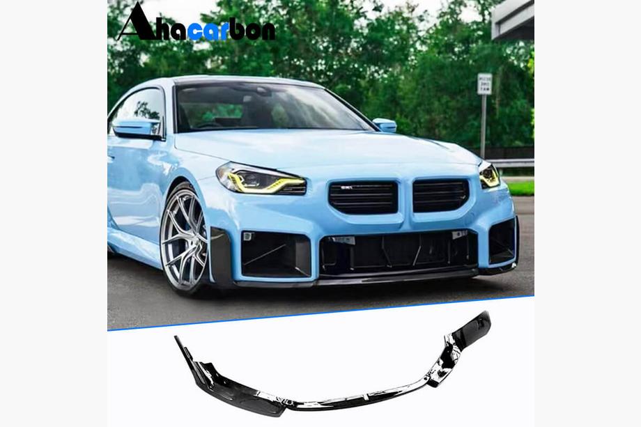 BMW 2. sērija G42 2021– ABS priekšējā bufera lūpa V3 (G87) Foto 1