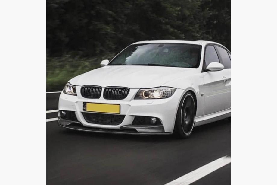 BMW 3. sērija E90/E91 2005–2011 Priekšējā bampera lūpa ABS V1 (2008-2011 M-Sport) Foto 2