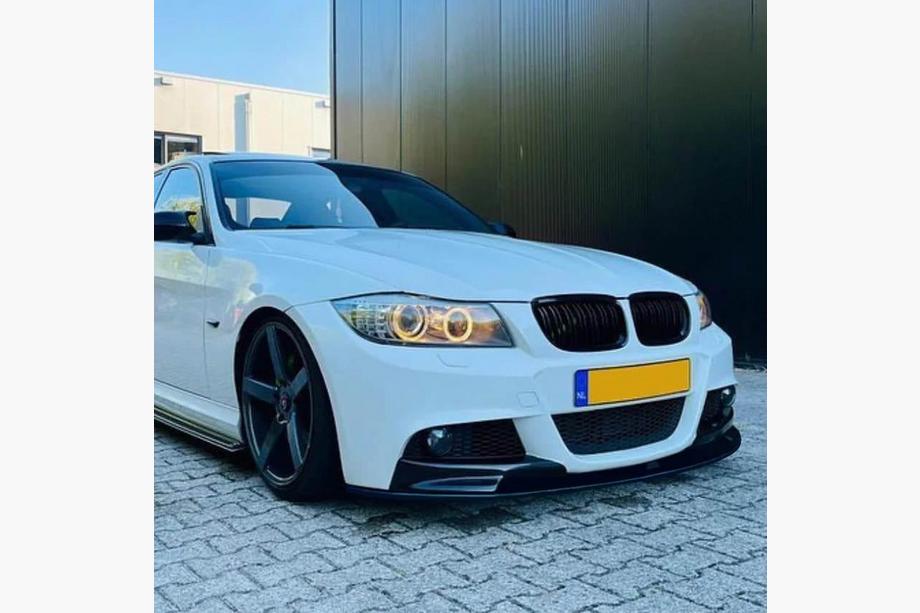 BMW 3. sērija E90/E91 2005–2011 Priekšējā bampera lūpa ABS V1 (2008-2011 M-Sport) Foto 3