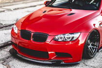 BMW 3. sērija E92/E93 2006–2013 Priekšējā bufera lūpa GT4-Style (M3, oglekļa šķiedra) foto 5