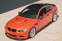 BMW 3. sērija E92/E93 2006–2013 Priekšējā bampera lūpas spoileris Lip Hamman-Style V1 (M3, oglekļa šķiedra) foto 3