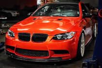BMW 3. sērija E92/E93 2006–2013 Priekšējā bampera lūpas spoileris Lip Hamman-Style V1 (M3, oglekļa šķiedra) foto 5
