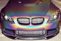 BMW 3. sērija E92/E93 2006–2013 Priekšējā bufera lūpa Lip V-Style (M3, oglekļa šķiedra) foto 2