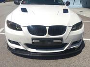BMW 3. sērija E92/E93 2006–2013 Priekšējā bufera lūpa Lip Hamman-Style V2 (M3, oglekļa šķiedra) foto 2