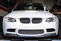 BMW 3. sērija E92/E93 2006–2013 Priekšējā bampera lūpa AK-Style (M3, oglekļa šķiedra) foto 4