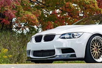 BMW 3. sērija E92/E93 2006–2013 Priekšējā bampera lūpa AK-Style (M3, oglekļa šķiedra) foto 5