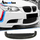 BMW 3. sērija E92/E93 2006–2013 Priekšējā bampera lūpas spoileris V6 (M3, oglekļa šķiedra) foto 1