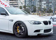 BMW 3. sērija E92/E93 2006–2013 Priekšējā bampera lūpas spoileris V6 (M3, oglekļa šķiedra) foto 3