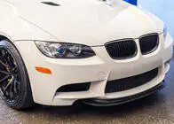 BMW 3. sērija E92/E93 2006–2013 Priekšējā bampera lūpas spoileris V6 (M3, oglekļa šķiedra) foto 5