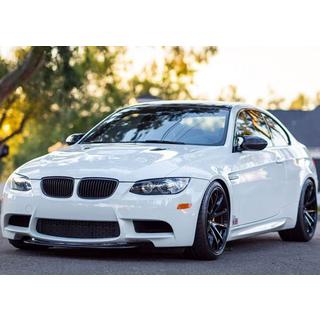 Priekšējā bampera lūpas spoileris V6 (M3, oglekļa šķiedra) foto 2