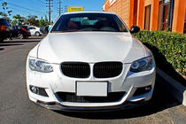BMW 3. sērija E92/E93 2006–2013 Priekšējā bufera lūpa RK-Style (2010-2012 M-Sport, karbons) foto 3