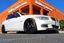 BMW 3. sērija E90/E91 2005–2011 Priekšējā bufera lūpa FRP V2 (2010-2012 M-Sport) foto 4