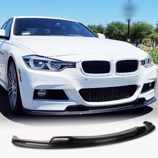 Priekšējā bampera lūpa Lip V-Style (F30 M-Sport, oglekļa šķiedra) foto 1