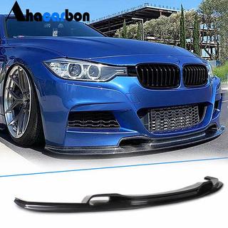 Priekšējā bampera lūpa Lip V-Style (F30 M-Sport, oglekļa šķiedra) foto 2