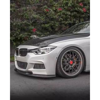 Priekšējā bampera lūpa Lip V-Style (F30 M-Sport, oglekļa šķiedra) foto 3