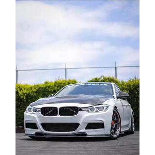 Priekšējā bampera lūpa Lip V-Style (F30 M-Sport, oglekļa šķiedra) foto 4