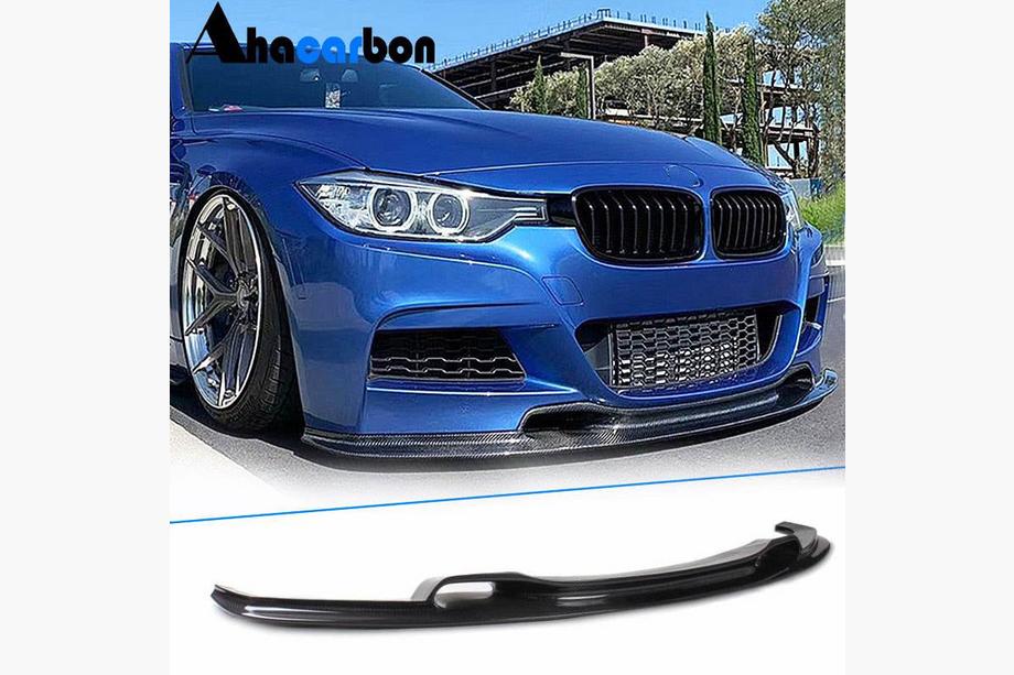 BMW 3. sērija F30/F31 2012–2019 Priekšējā bufera lūpa FRP V3 (M-Performance) Foto 2