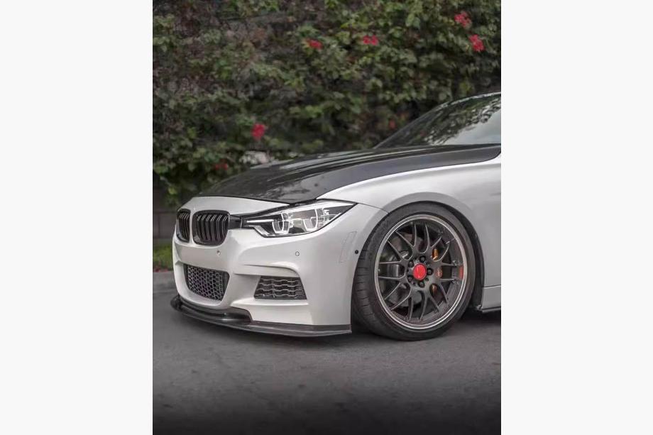 BMW 3. sērija F30/F31 2012–2019 Priekšējā bufera lūpa FRP V3 (M-Performance) Foto 3
