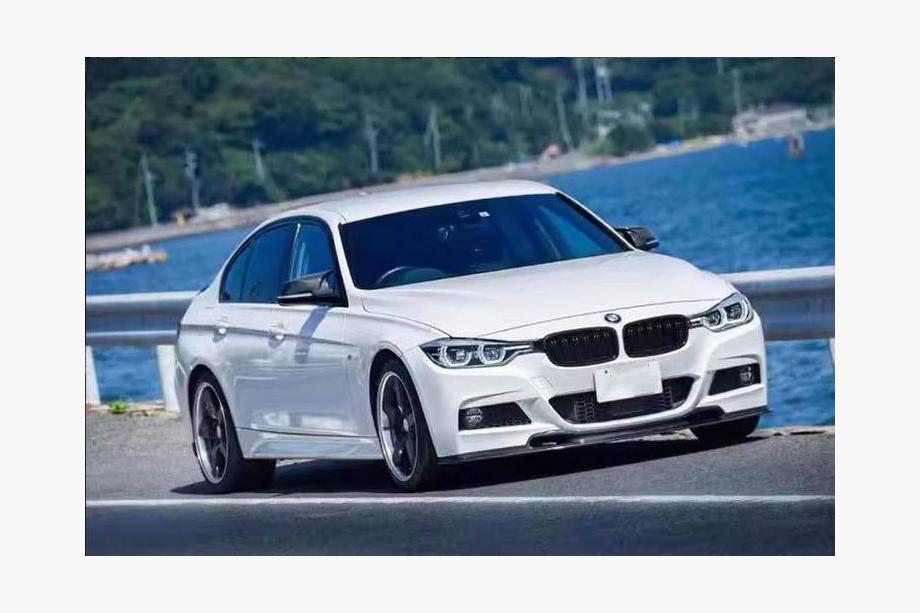 BMW 3. sērija F30/F31 2012–2019 Priekšējā bufera lūpa FRP V3 (M-Performance) Foto 7
