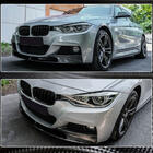 BMW 3. sērija F30/F31 2012–2019 Priekšējā bampera lūpa MP-Style (priekš F30 M-Sport, karbons) foto 3