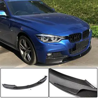 Priekšējā bampera lūpa MP-Style (priekš F30 M-Sport, karbons) foto 1