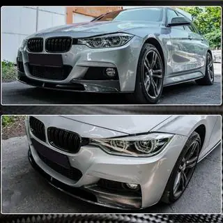 Priekšējā bampera lūpa MP-Style (priekš F30 M-Sport, karbons) foto 3