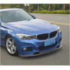 BMW 3. sērija F34 2013–2020 Priekšējā bampera lūpa Lip V-Style (M-Sport, oglekļa šķiedra) foto 2
