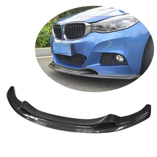 Priekšējā bampera lūpa Lip V-Style (M-Sport, oglekļa šķiedra) BMW 3. sērija F34 2013–2020 foto 1