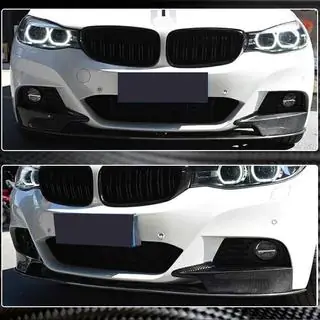Priekšējā bampera lūpas spoilers MP-Style (M-Sport, karbonšķiedra) foto 3